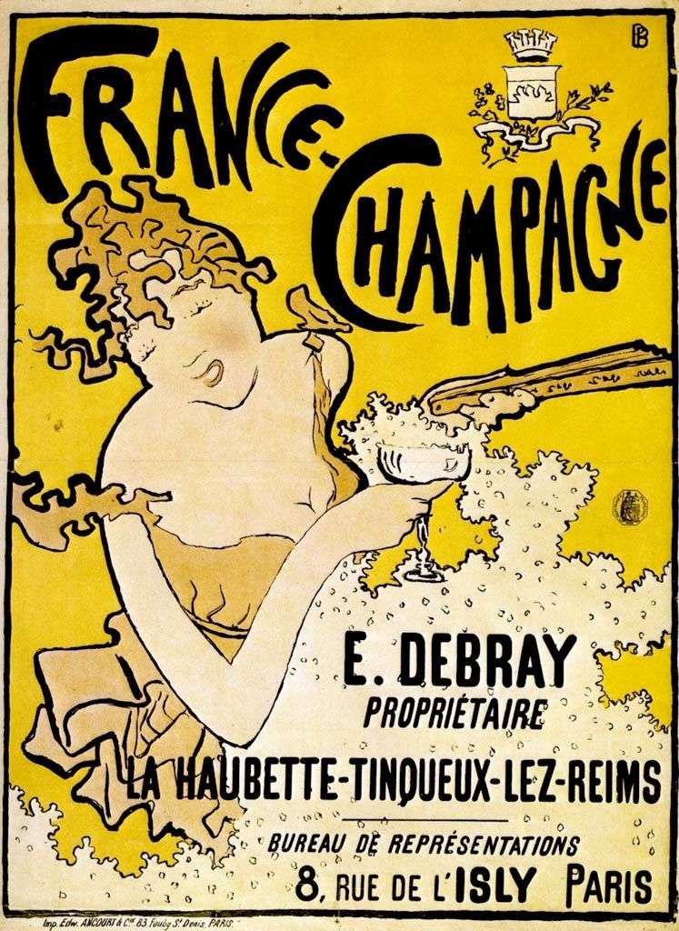 Описание картины Афиша французского шампанского   Пьер Боннар