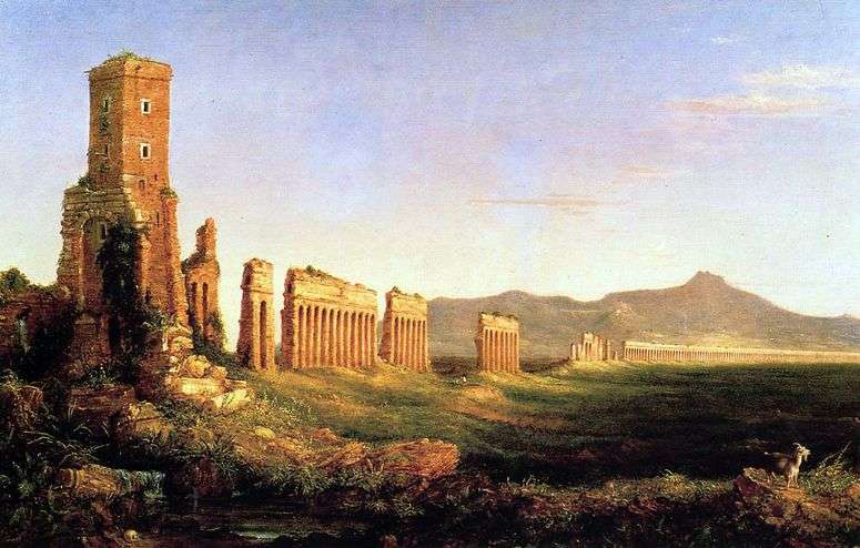 Описание картины Акведук возле Рима   Томас Коул
