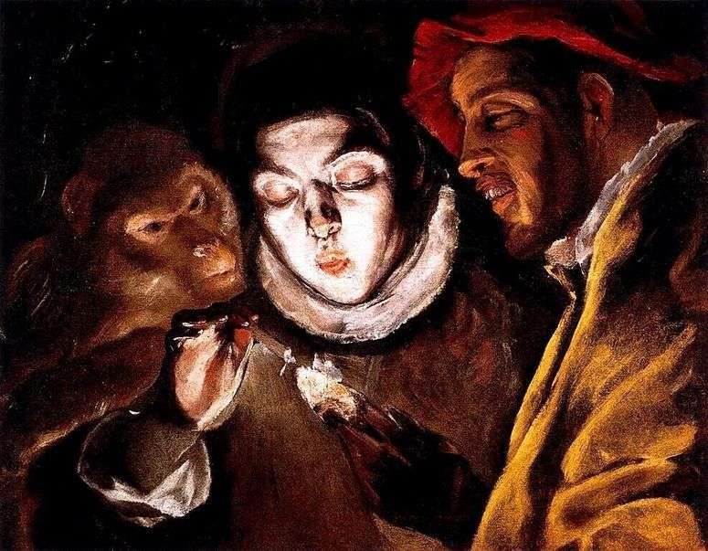 Описание картины Аллегория испанской пословицы   Эль Греко