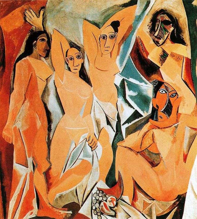 Описание картины Авиньонские девицы   Пабло Пикассо