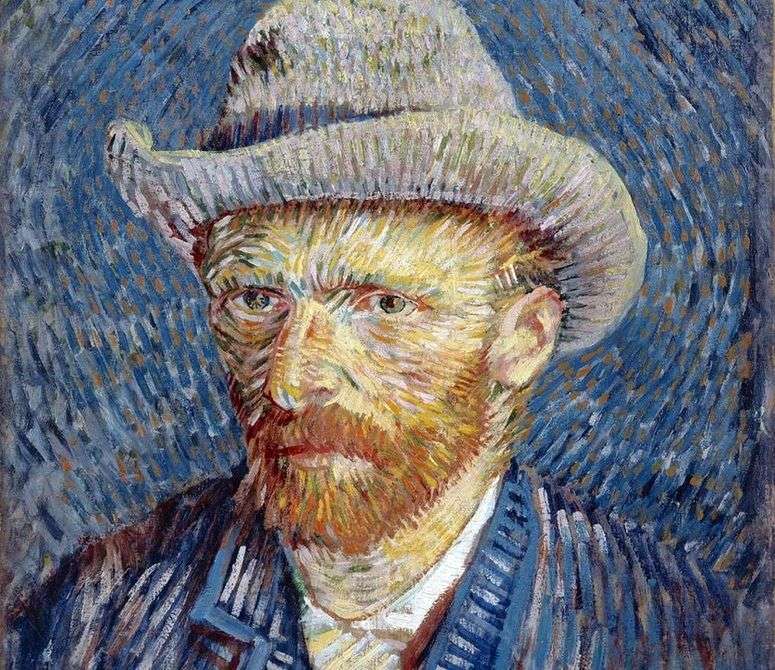 Описание картины Автопортрет в серой фетровой шляпе III   Винсент Ван Гог