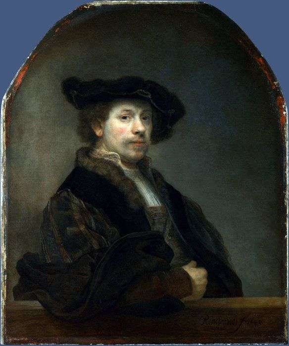 Описание картины Автопортрет в возрасте 34 лет   Рембрандт Харменс Ван Рейн
