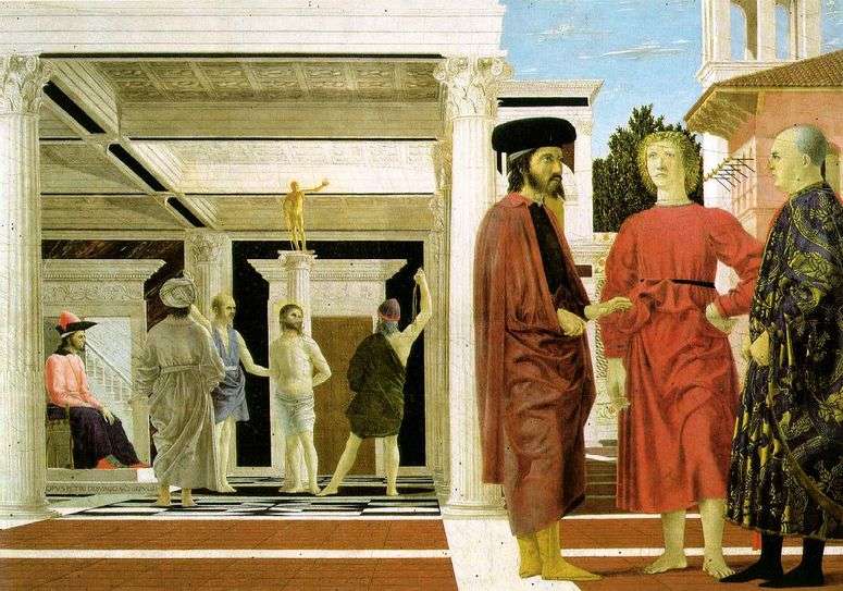 Описание картины Бичевание Христа   Пьеро делла Франческа