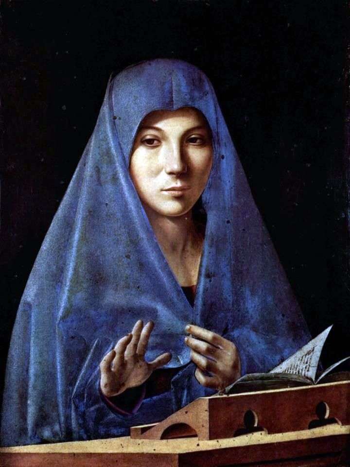 Описание картины Благовещение   Антонелло да Мессина
