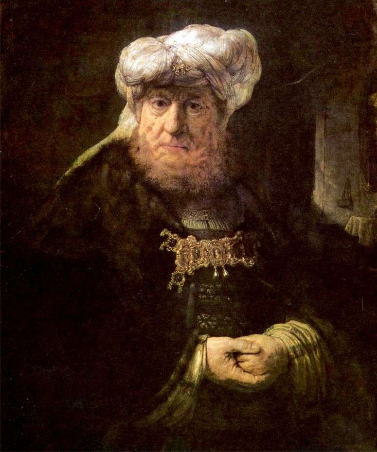 Описание картины Царь Озия, пораженный проказой   Рембрандт Харменс Ван Рейн