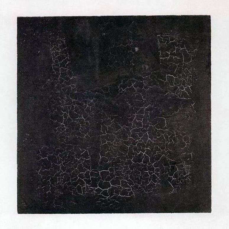 Описание картины Черный квадрат   Казимир Малевич