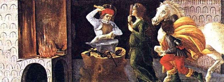 Описание картины Чудо Святого Элигия   Сандро Боттичелли