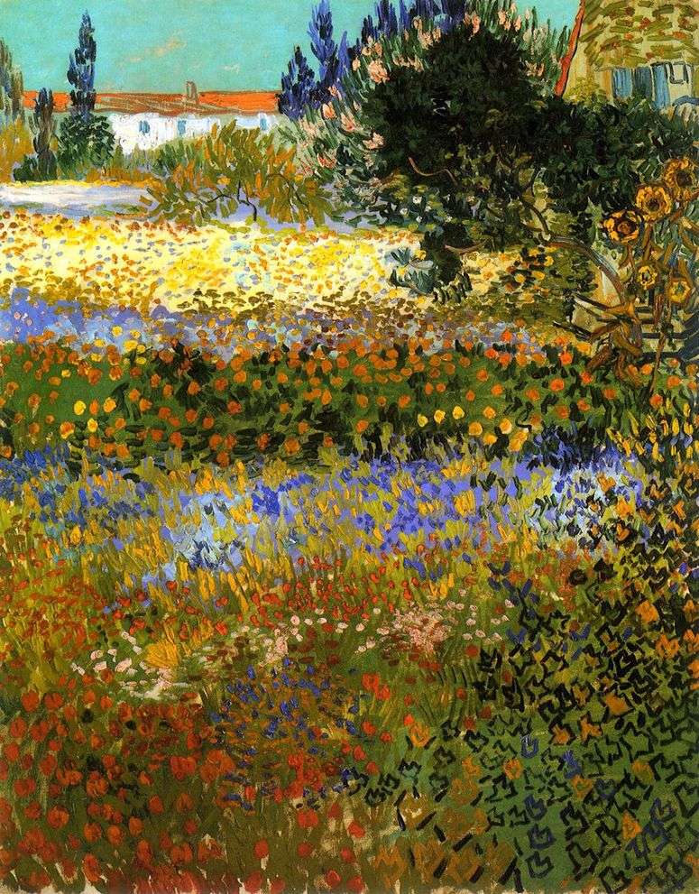 Описание картины Цветущий сад   Винсент Ван Гог