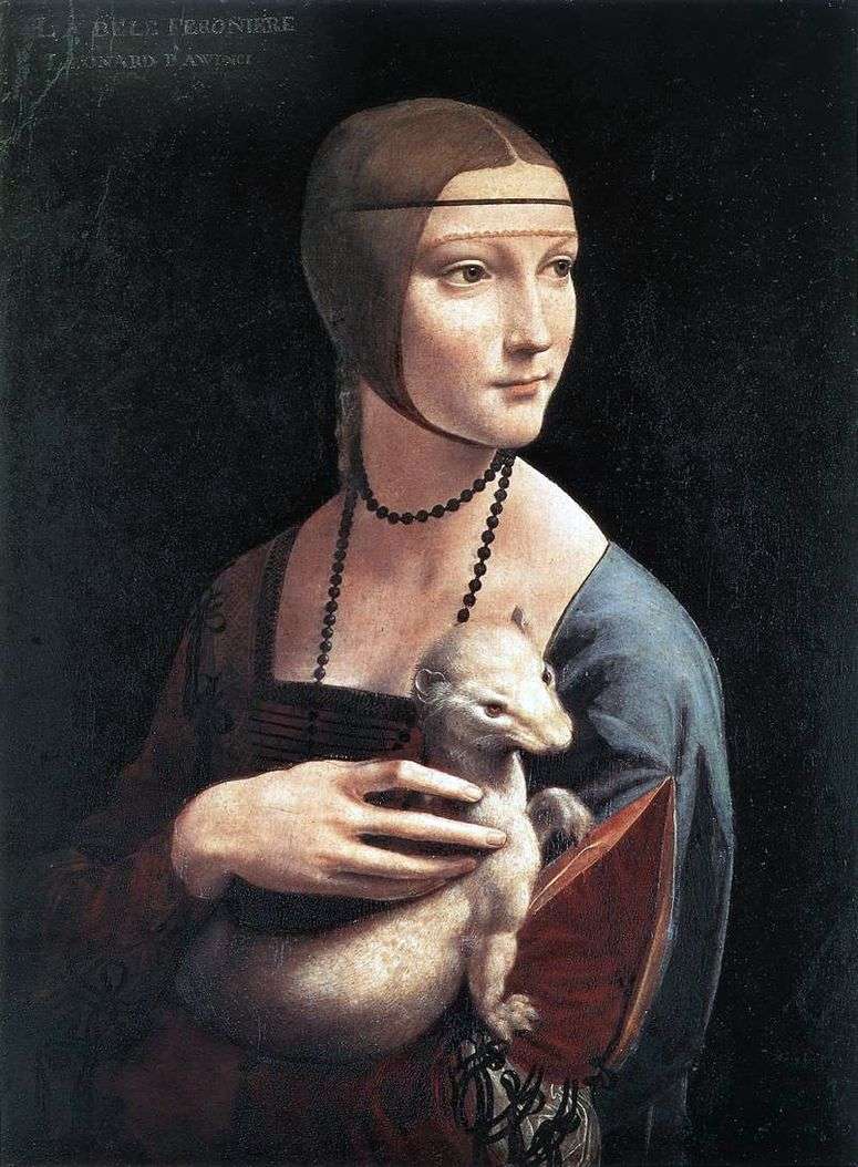 Описание картины Дама с горностаем   Леонардо да Винчи