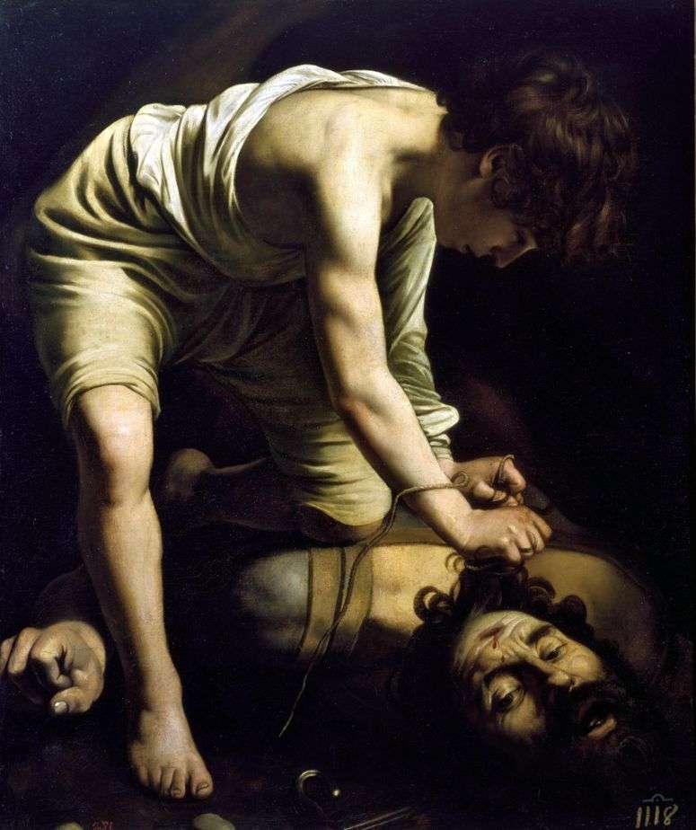 Описание картины Давид и Голиаф   Микеланджело Меризи да Караваджо