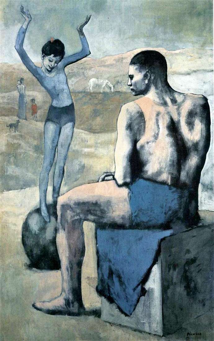 Описание картины Девочка на шаре   Пабло Пикассо
