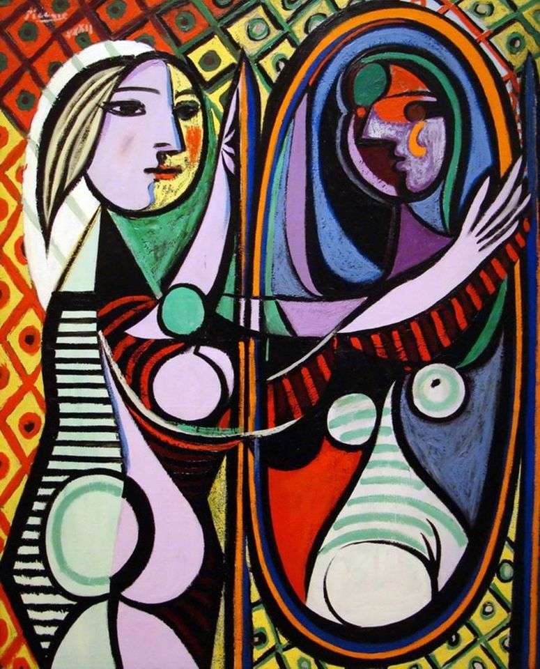 Описание картины Девушка перед зеркалом   Пабло Пикассо