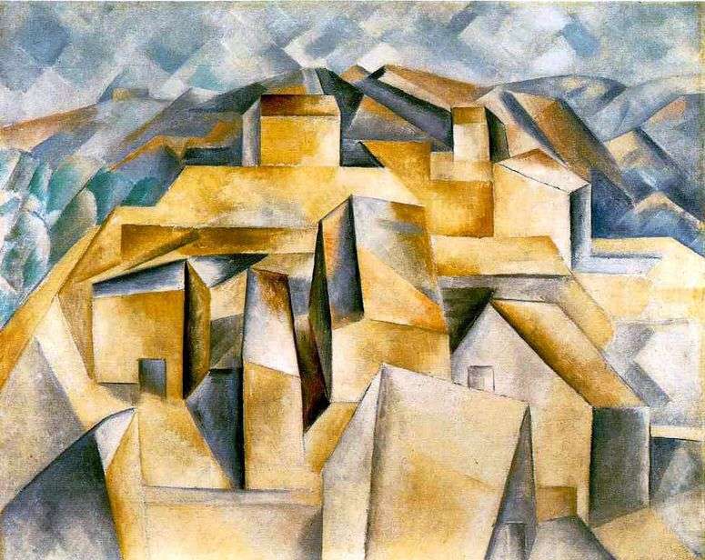 Описание картины Дома на холме   Пабло Пикассо