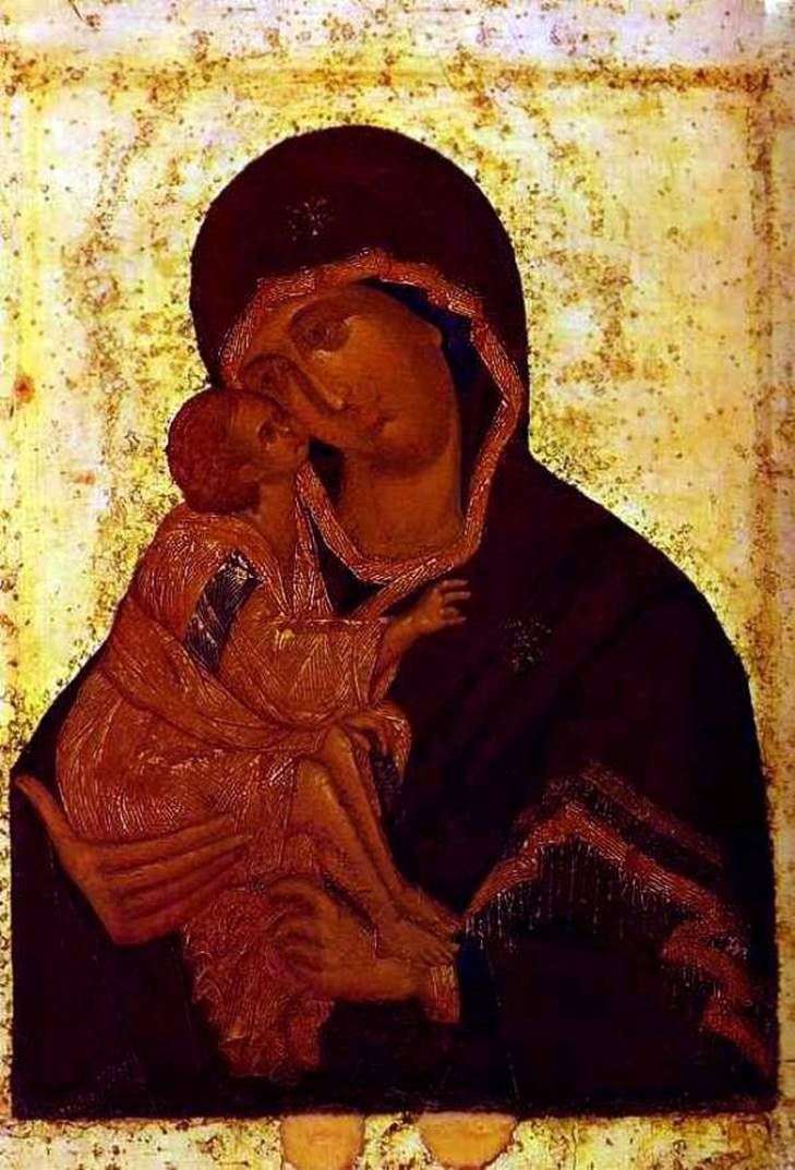 Описание картины Донская икона Божией Матери   Феофан Грек