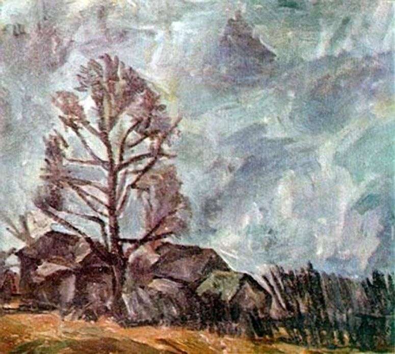 Описание картины Голое дерево   Павел Никонов