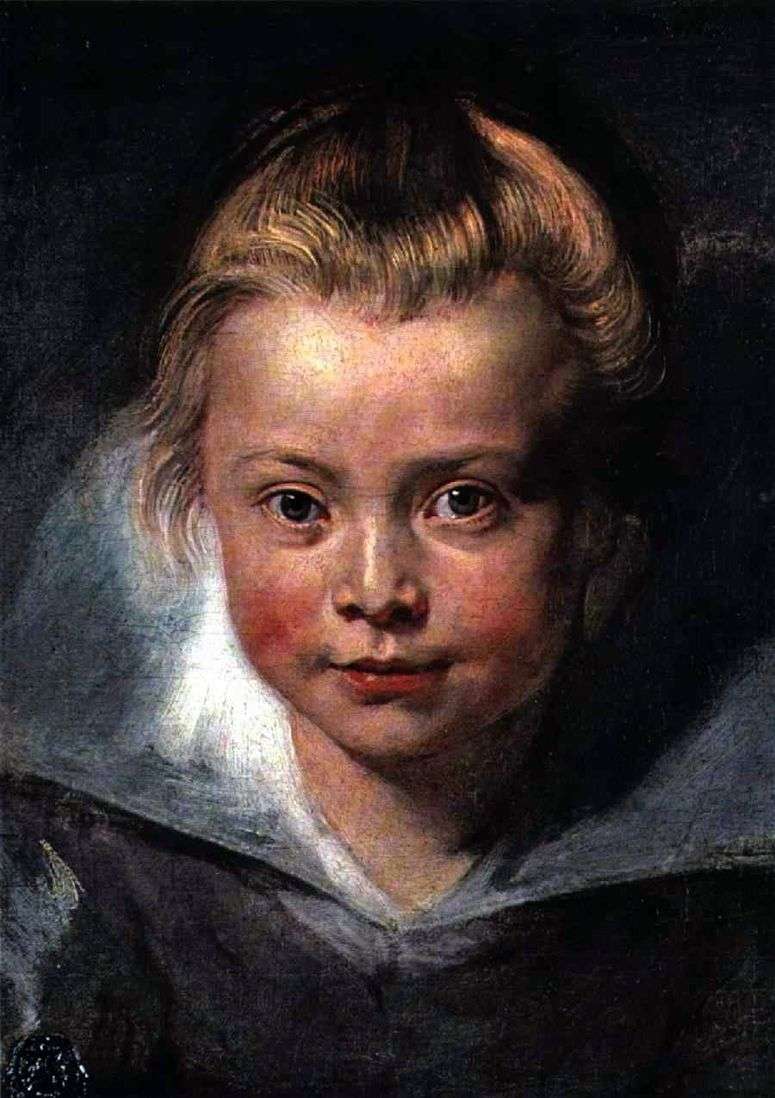 Описание картины Голова ребенка   Питер Рубенс