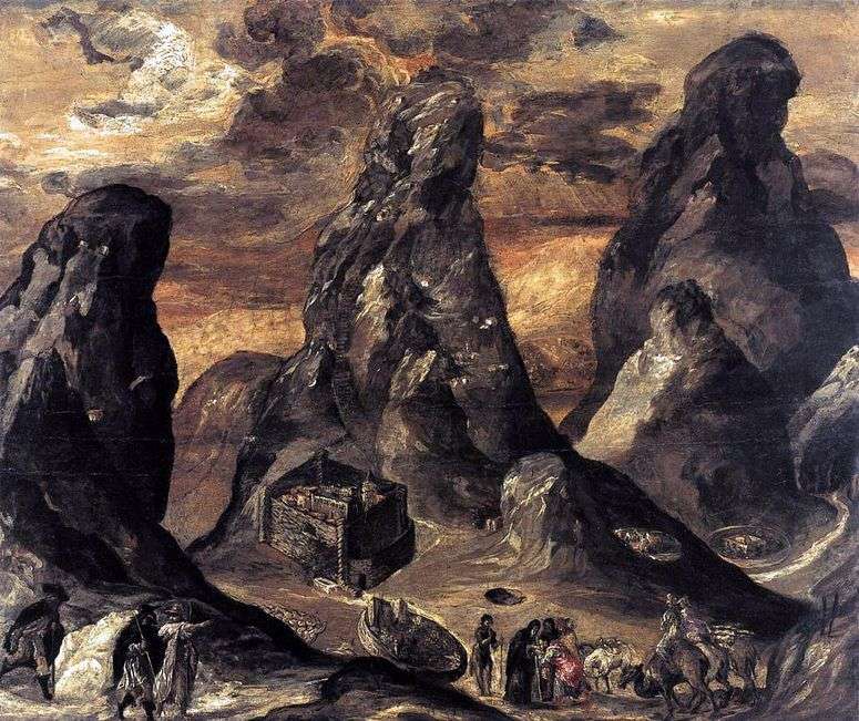 Описание картины Гора Синай   Эль Греко