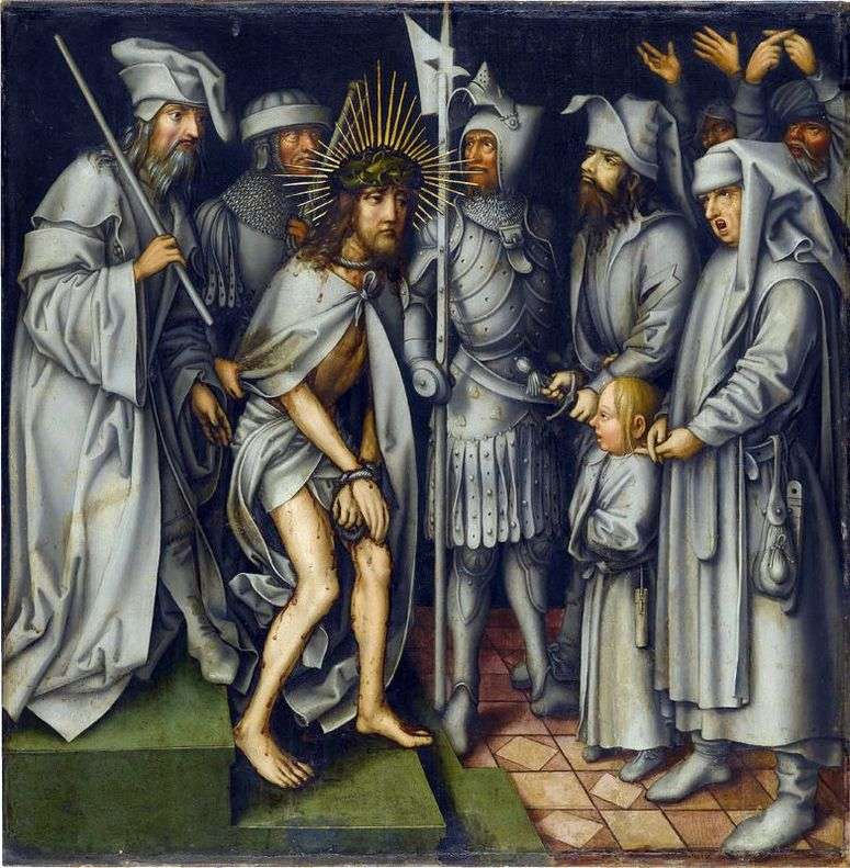 Описание картины Христос перед Каиафой   Ганс Гольбейн