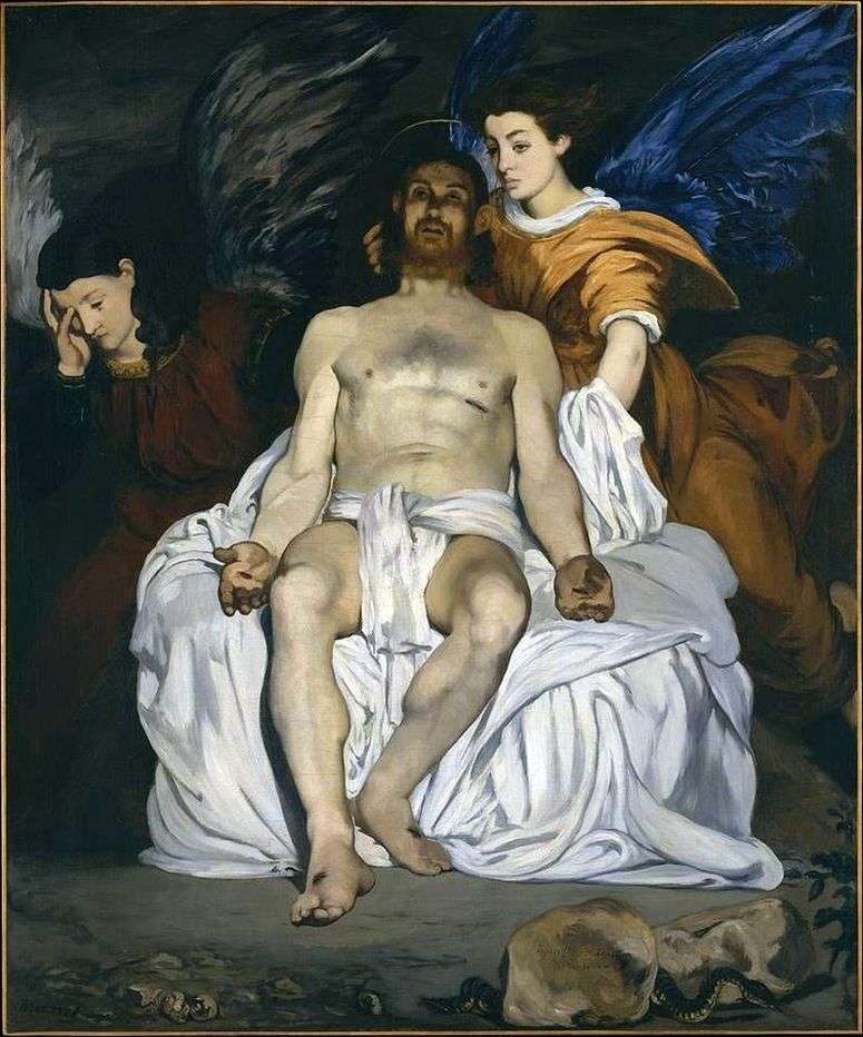 Описание картины Христос с ангелами   Эдуард Мане