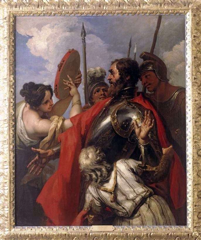 Описание картины Иеффай и его дочь   Себастьяно Риччи