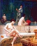 Описание картины Турецкая баня в гареме   Жан Леон Жероме