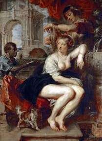 Описание картины Вирсавия у фонтана   Питер Рубенс