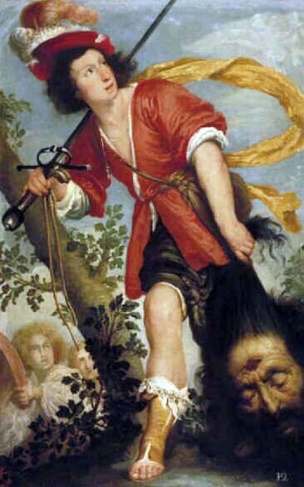 Описание картины Давид с головой Голиафа   Бернардо Строцци
