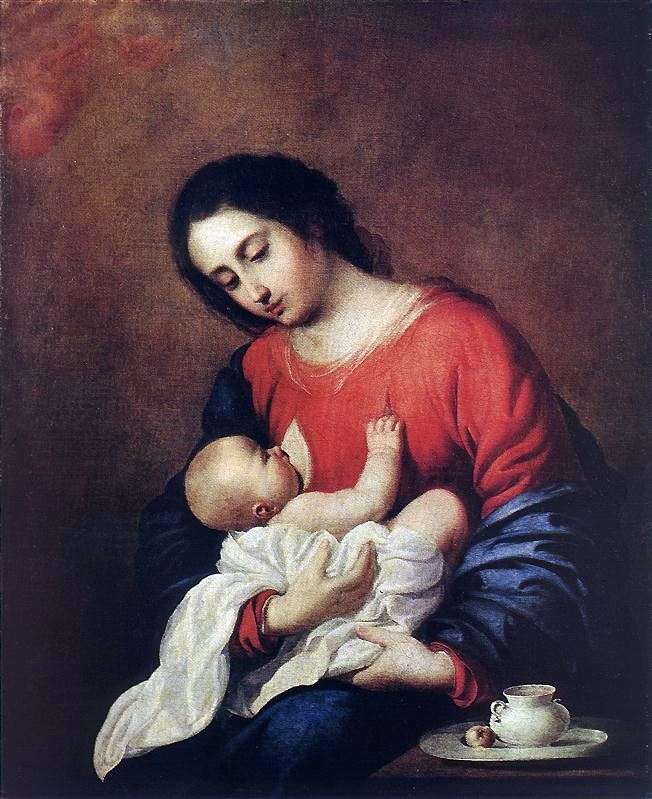 Описание картины Мадонна с младенцем   Франсиско де Сурбаран