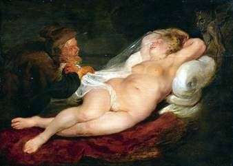Описание картины Отшельник и спящая Анжелика   Питер Рубенс