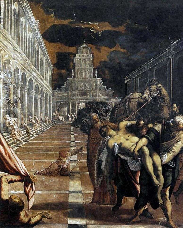 Описание картины Похищение тела святого Марка   Якопо Тинторетто