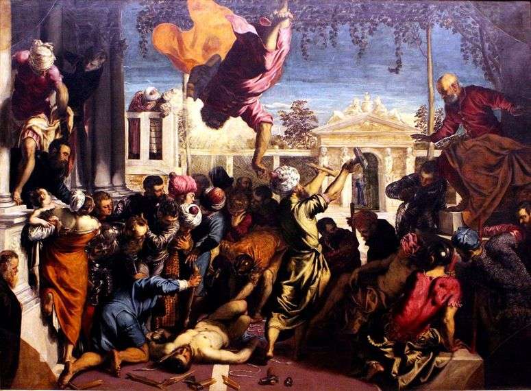 Описание картины Св. Марк освобождает раба   Якопо Тинторетто