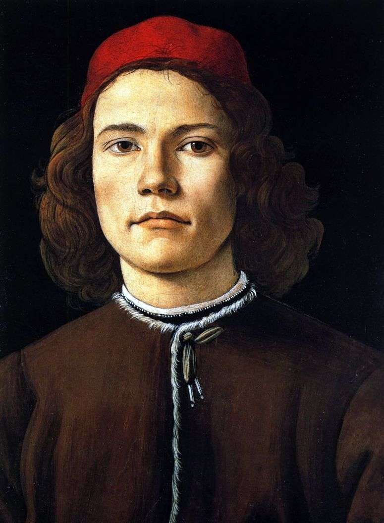 Описание картины Портрет юноши   Сандро Боттичелли