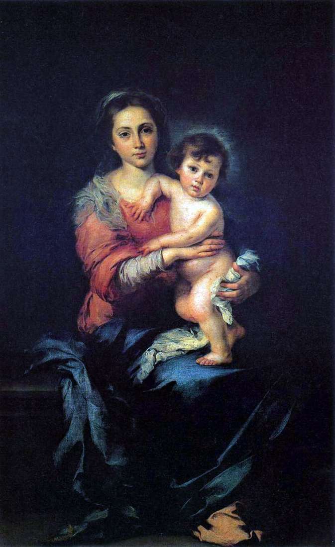Описание картины Мадонна с Младенцем   Бартоломе Эстебан Мурильо