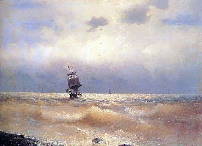 Описание картины «Корабль у берега» — Иван Айвазовский | Шедевры мировой  живописи