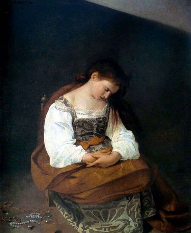 Описание картины Мария Магдалина   Микеланджело Меризи да Караваджо