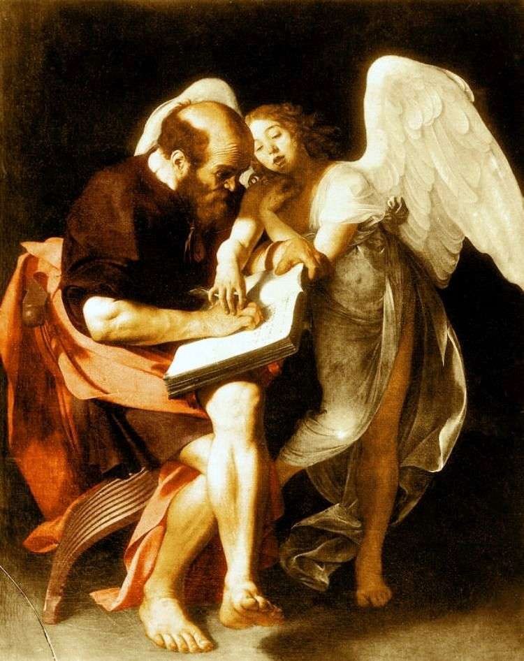 Описание картины Святой Матфей и ангел   Микеланджело Меризи да Караваджо