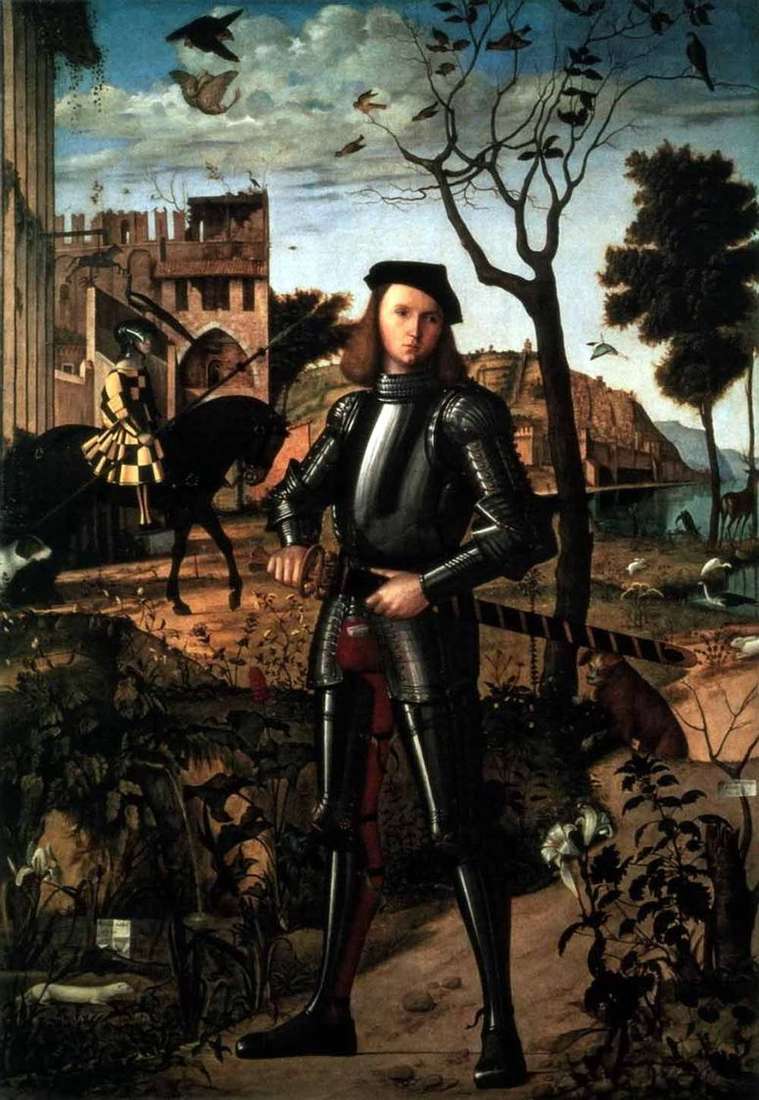 Описание картины Портрет рыцаря   Витторио Карпаччо