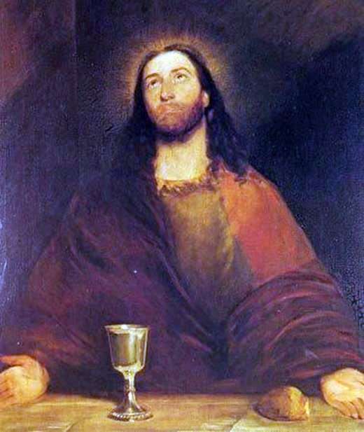 Описание картины Христос, освящающий хлеб и вино   Джон Констебл