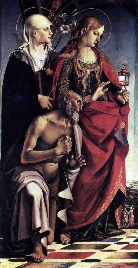 Описание картины Алтарь св. Августина   Лука Синьорелли