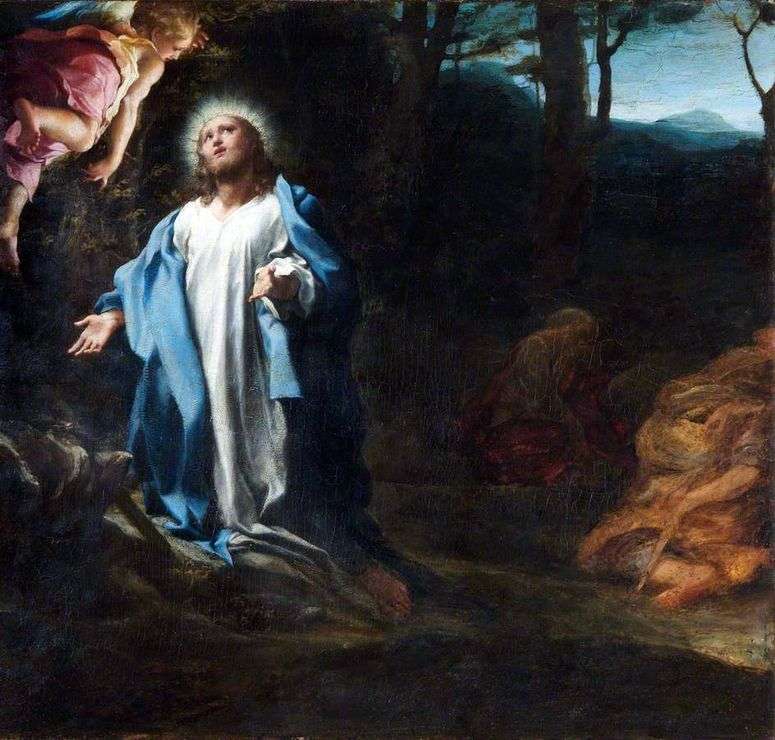 Описание картины Молитва в Гефсиманском саду   Корреджо (Антонио Аллегри)