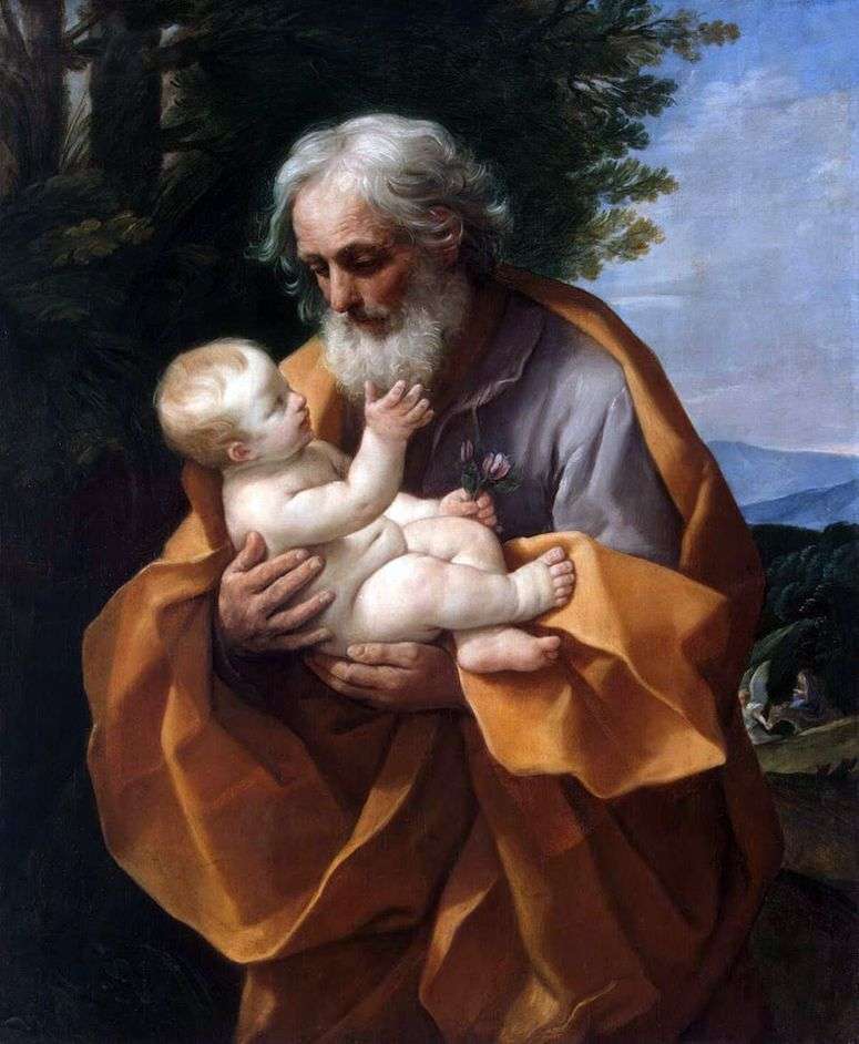 Описание картины Иосиф и младенец Иисус   Гвидо Рени