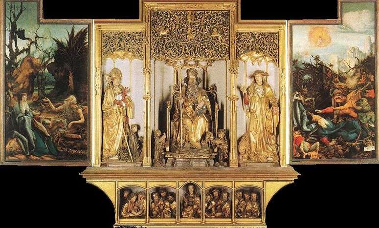 Описание картины Изенгеймский алтарь скульптурная композиция   Маттиас Грюневальд