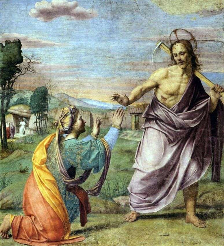 Описание картины Явление Христа   Франчабиджо