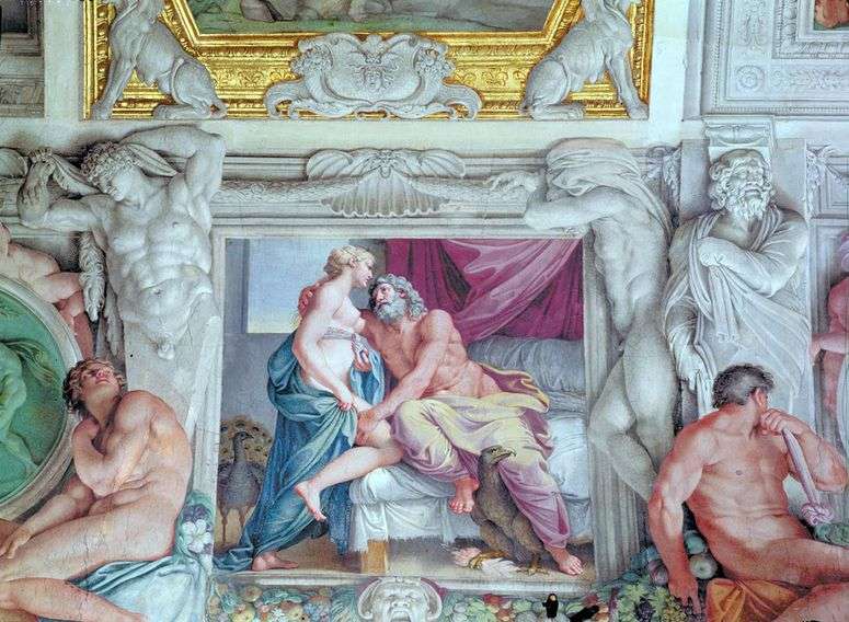 Описание картины Юпитер и Юнона   Аннибале Карраччи