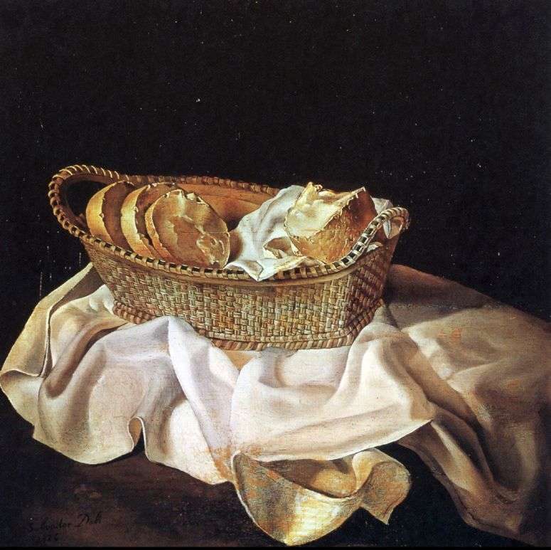 Описание картины Корзинка с хлебом   Сальвадор Дали