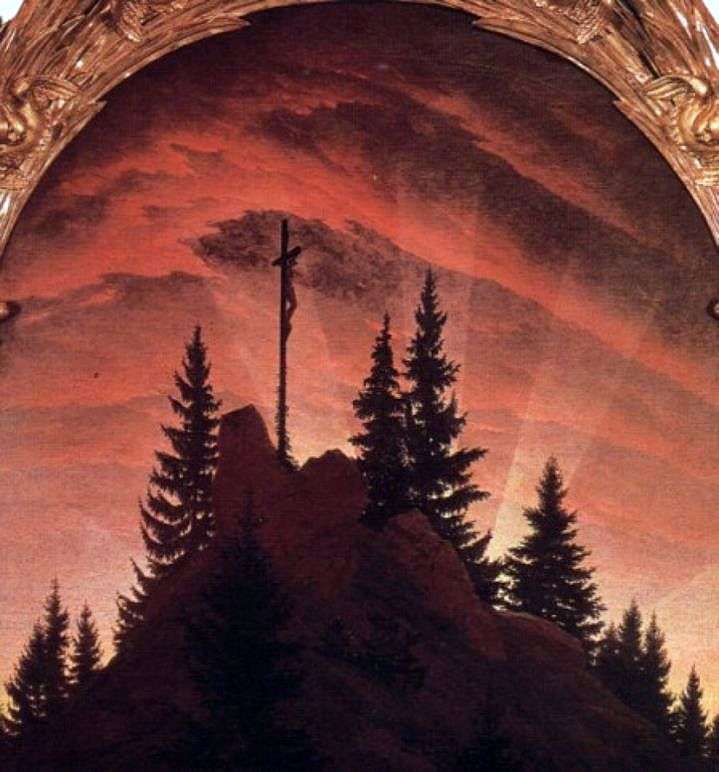 Описание картины Крест в горах   Каспар Давид Фридрих