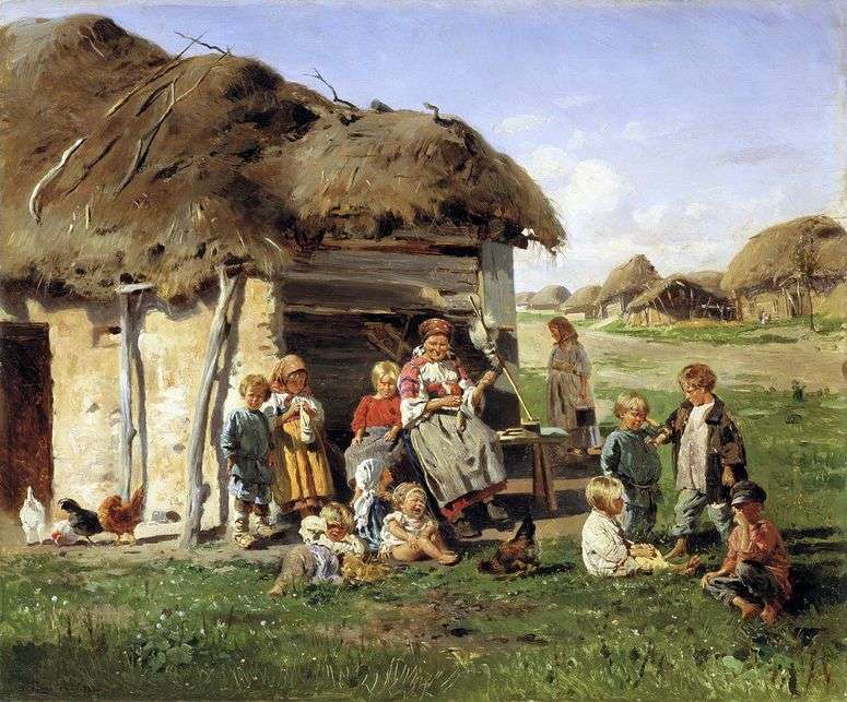 Описание картины Крестьянские дети   Владимир Маковский