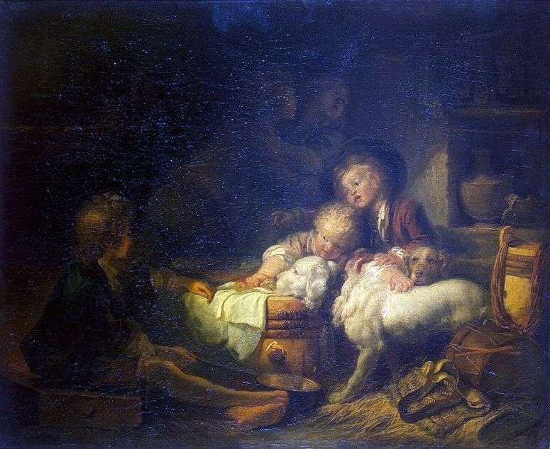 Описание картины Крестьянские дети   Жан Оноре Фрагонар