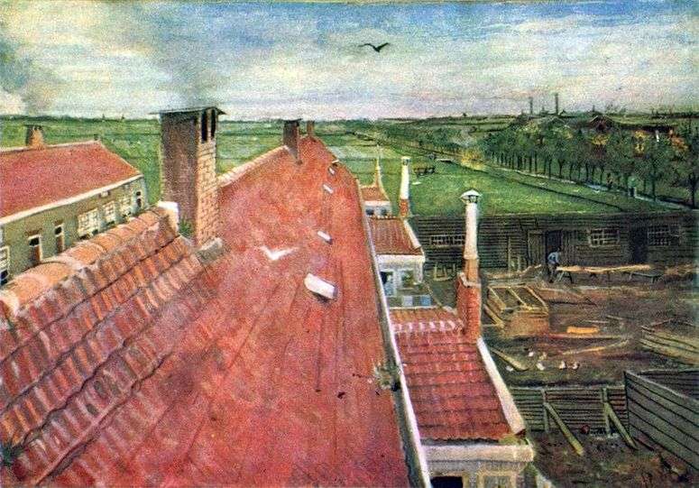 Описание картины Крыши. Вид из мастерской   Винсент Ван Гог