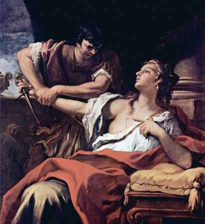 Описание картины Лукреция и Коллатин   Себастьяно Риччи